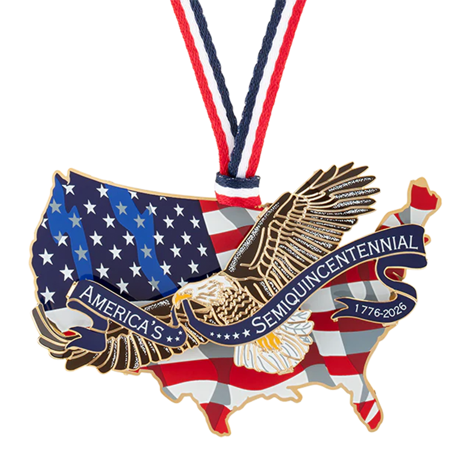 America250 Eagle of Freedom Over America Semiquincentennial Ornament