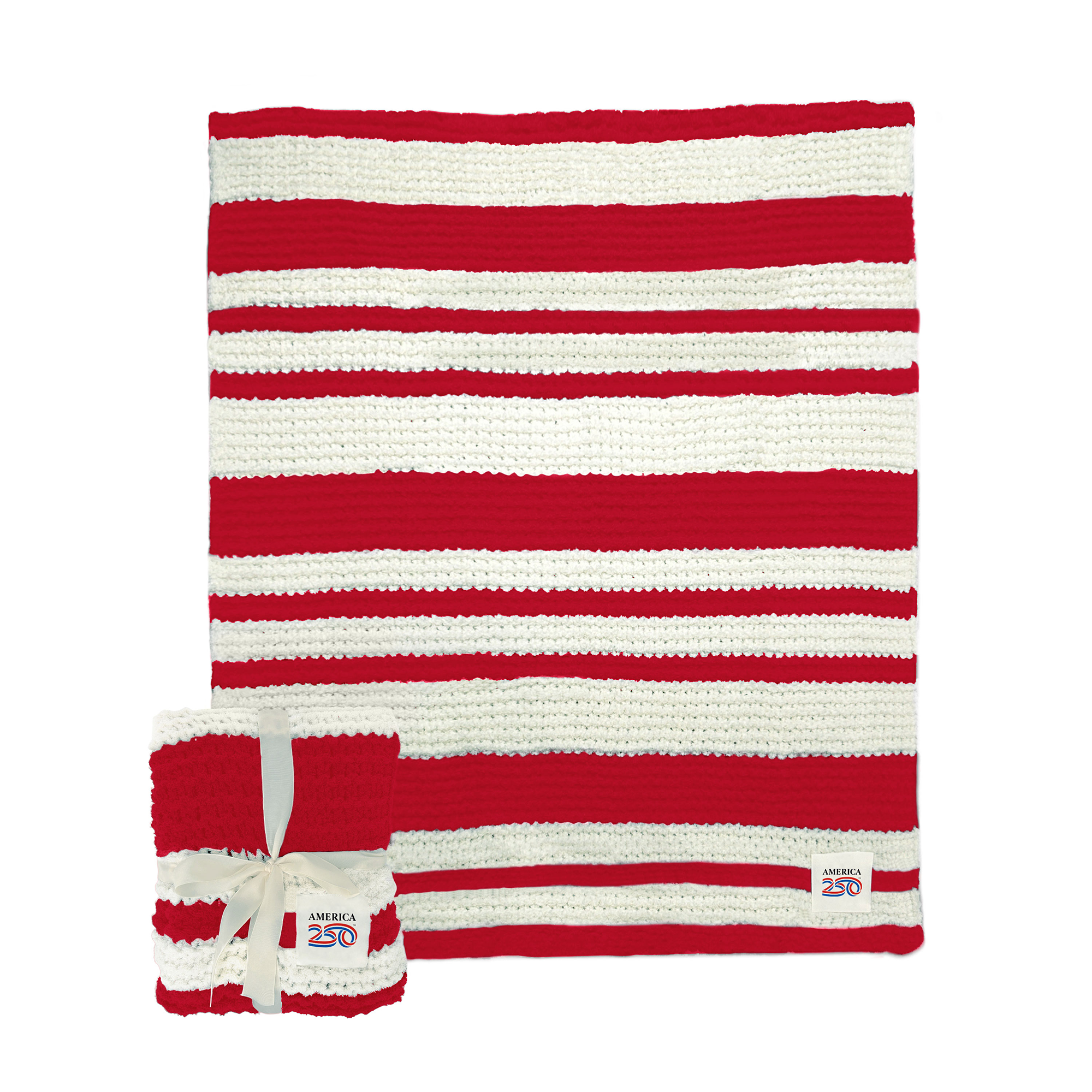 America250 Cable Knit Throw