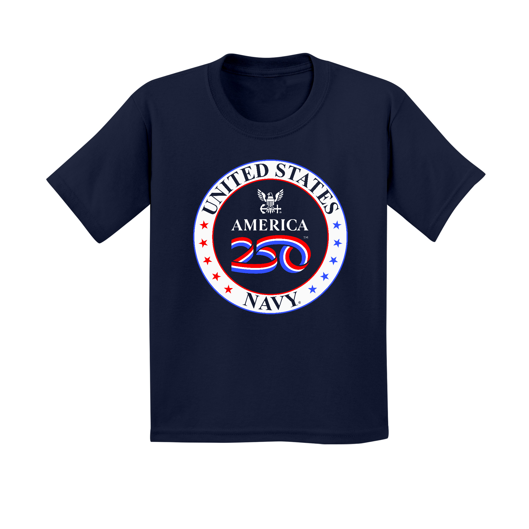America 250 | U.S. NAVY x A250 Cotton Short Sleeve T-Shirt | Kids