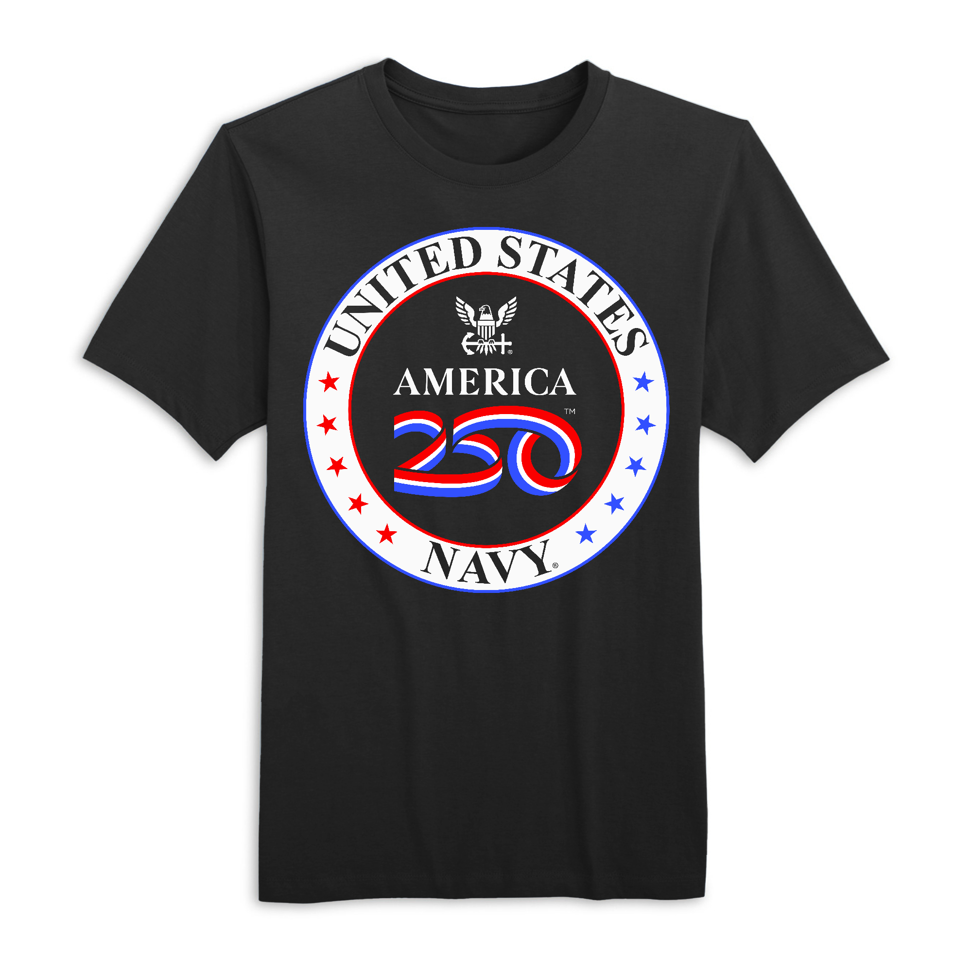 America250 and U.S. NAVY 250th Anniversary Celebration Men's T-Shirt America250 and U.S. NAVY 250th Anniversary Celebration Men's T-Shirt