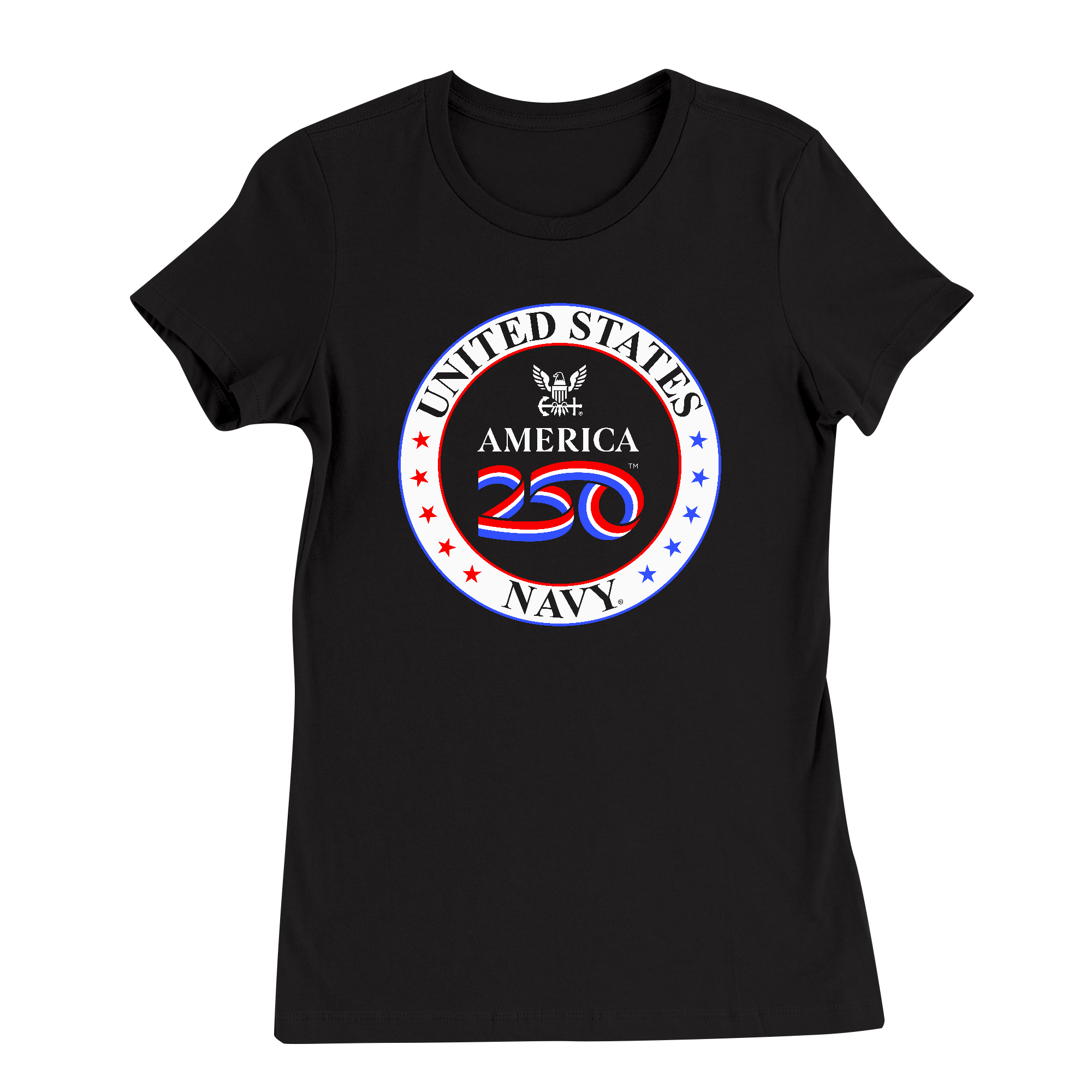 America250 and U.S. NAVY 250th Anniversary Celebration Women's T-Shirt
