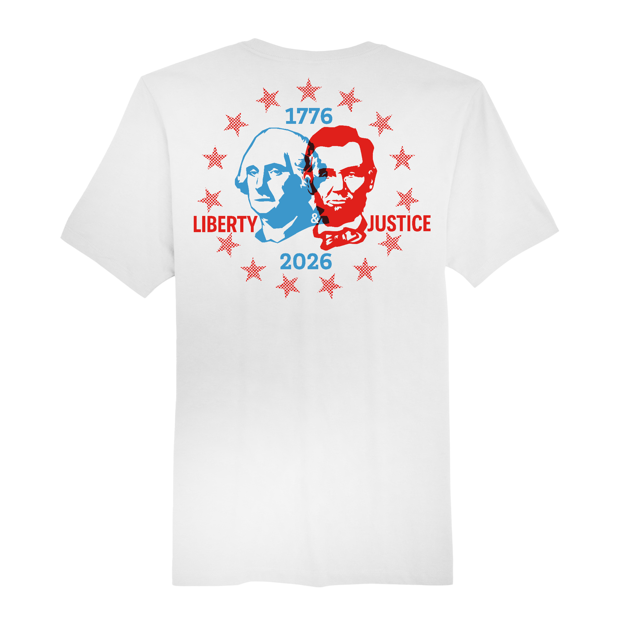 America 250 | Liberty & Justice Tee Shirt | Men's T-Shirt America 250 | Liberty & Justice Tee Shirt | Men's T-Shirt