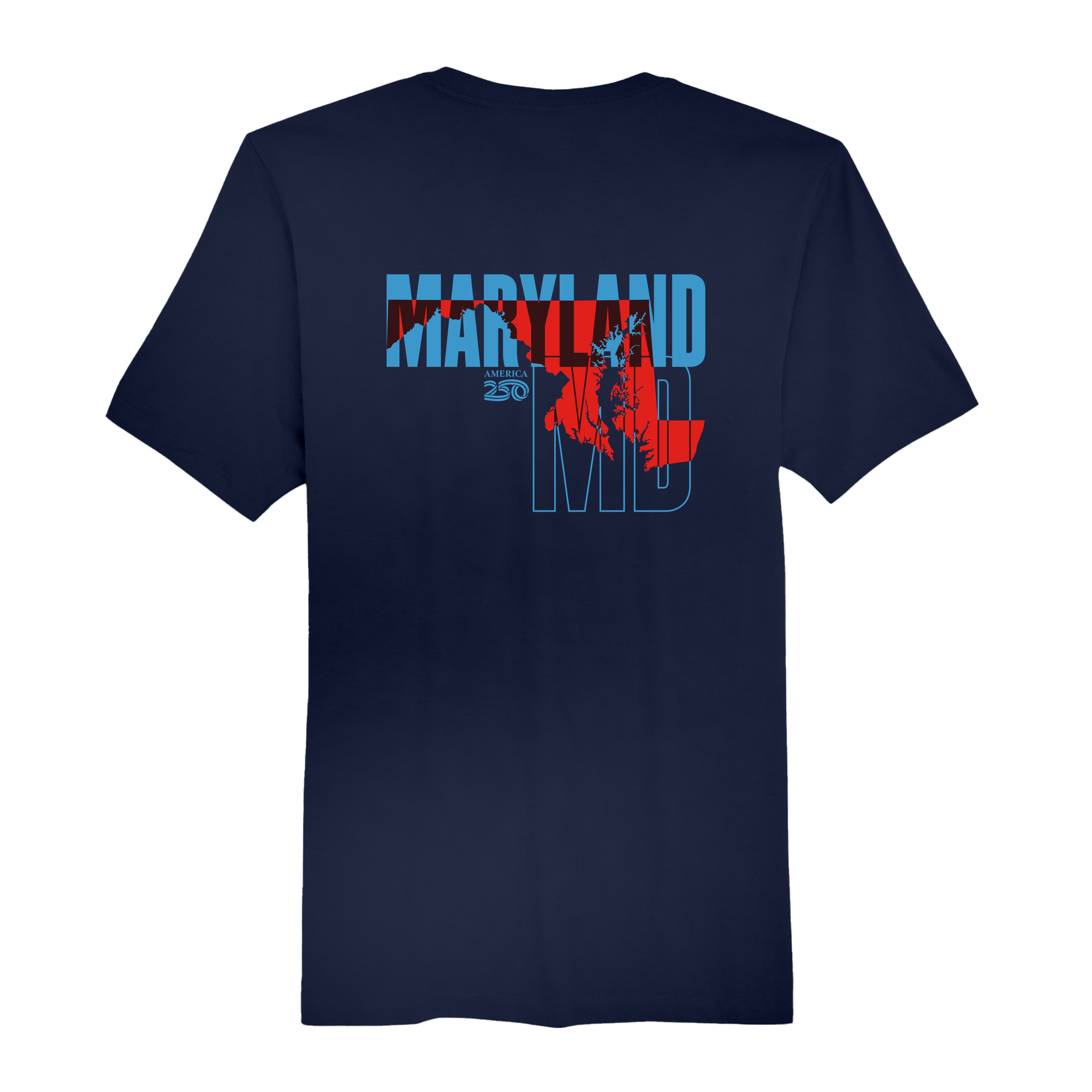 America 250 | Official America250 Maryland Tee Shirt | Men's T