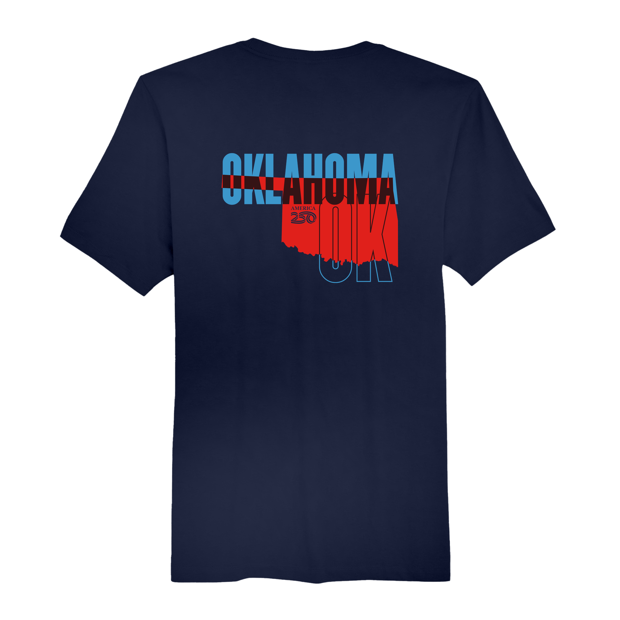America 250 | Official America250 Oklahoma Tee Shirt | Men's T America 250 | Official America250 Oklahoma Tee Shirt | Men's T