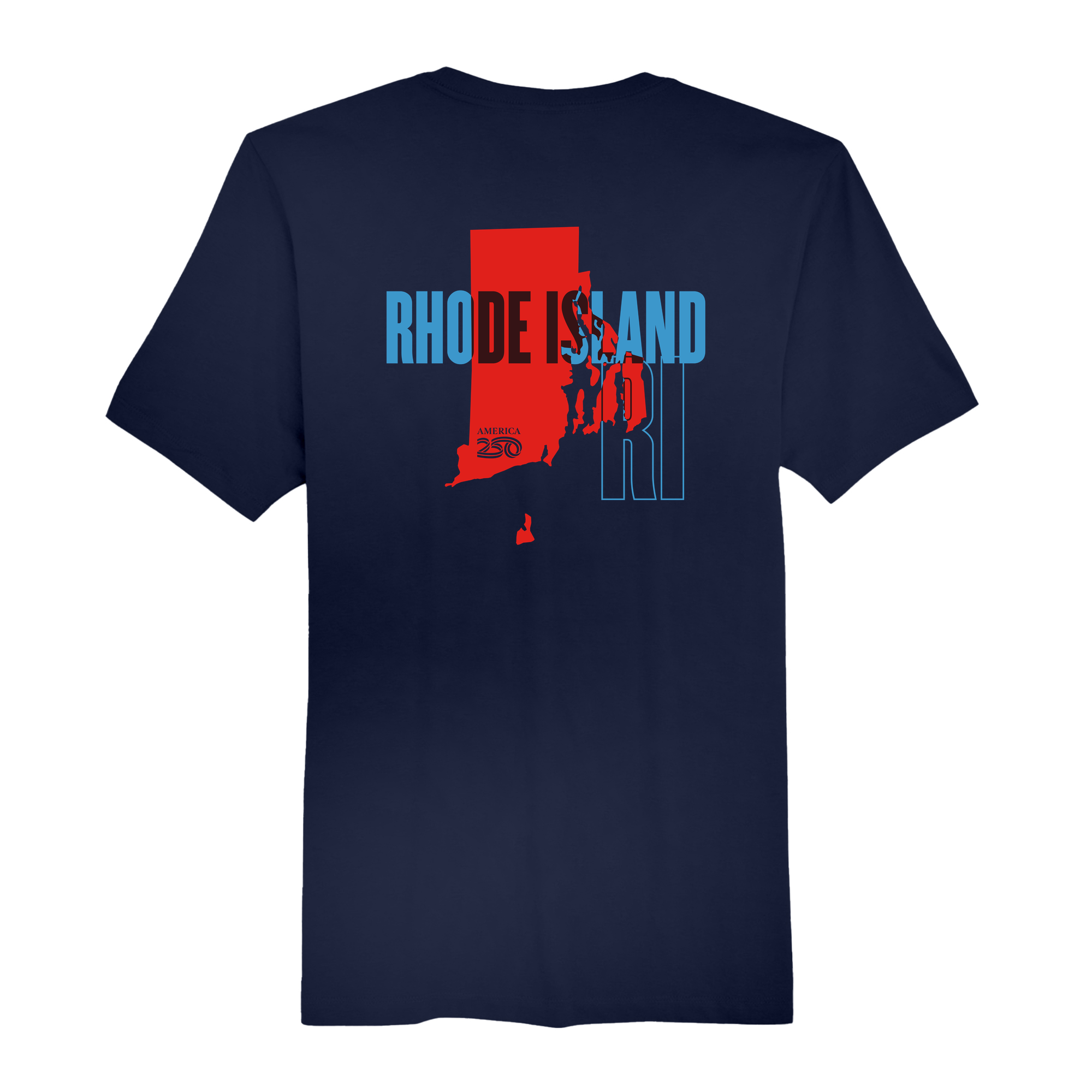 America 250 | Official America250 Rhode Island Tee Shirt | Men's T