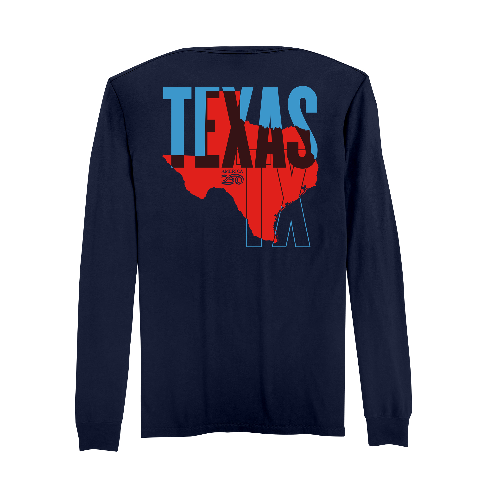 America 250 | Official America250 Texas Cotton Long Sleeve T-Shirt