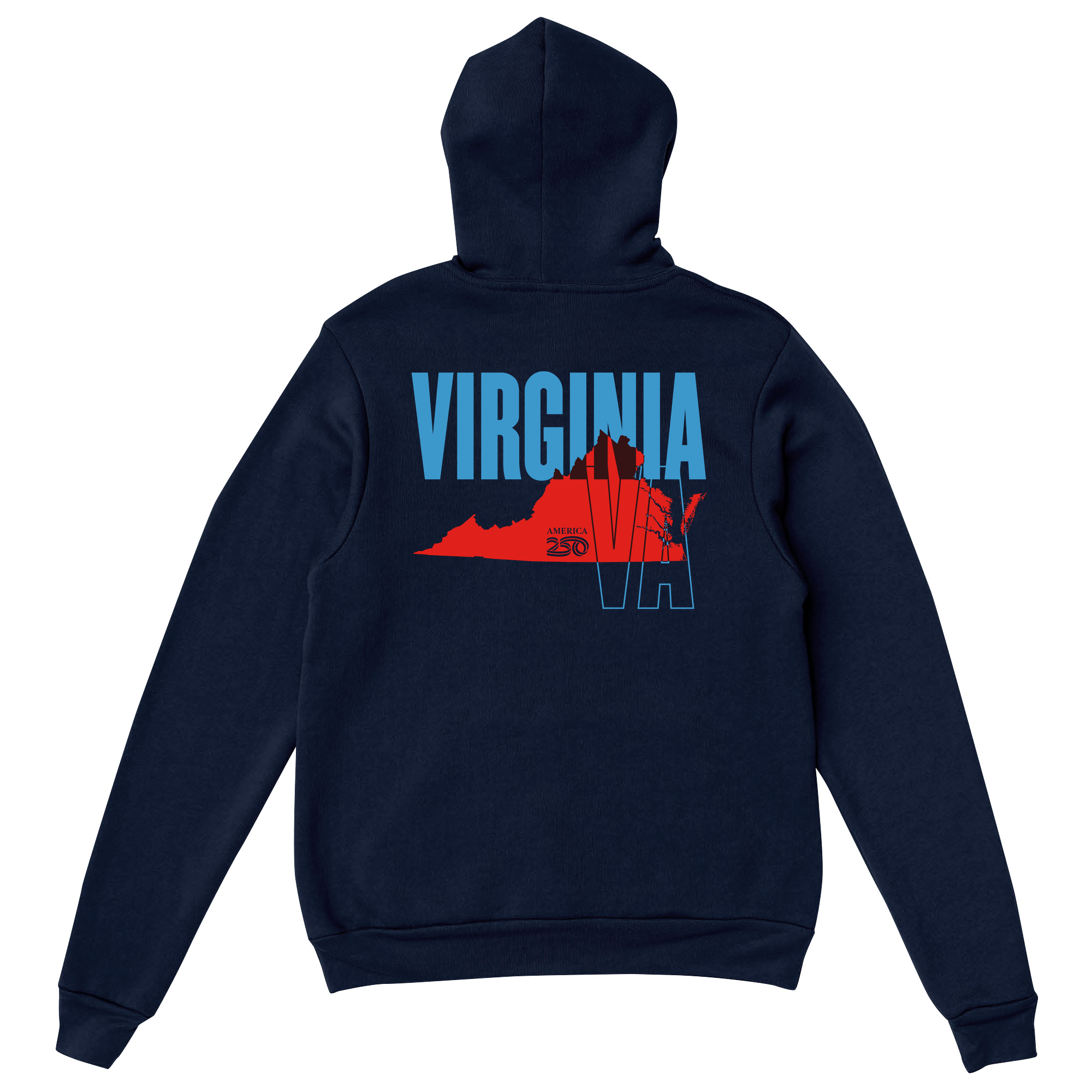 Official America250 Virginia Unisex Hoodie