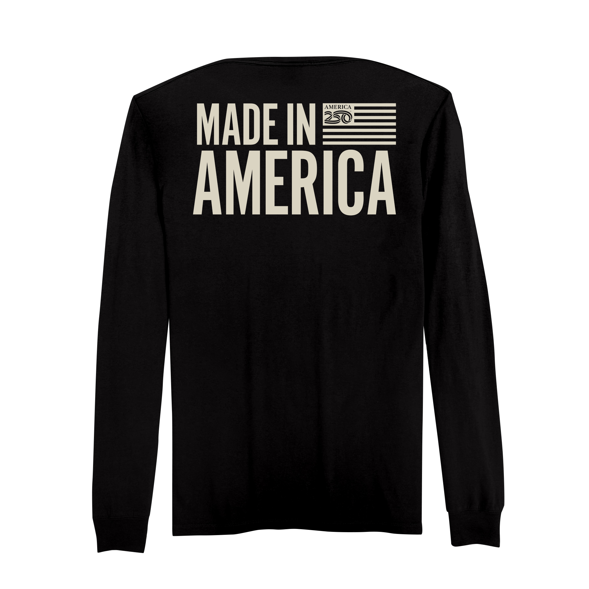 Made in America Men's Long Sleeve Deep Black / Small Made in America Men's Long Sleeve Deep Black / Small