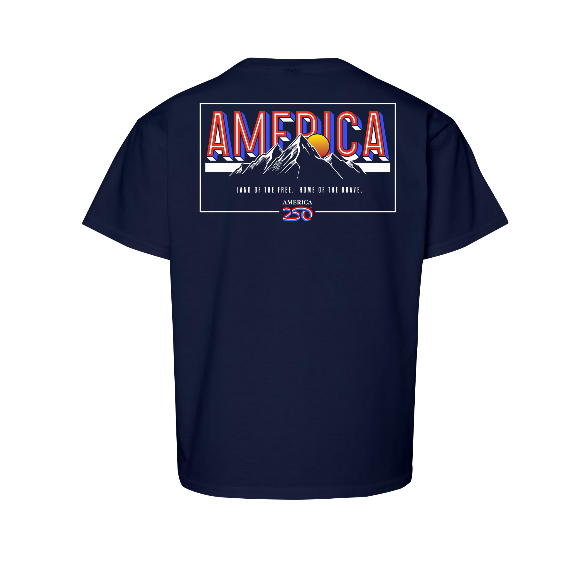 America 250 | Land of the FREE. Home of the BRAVE. Cotton Short