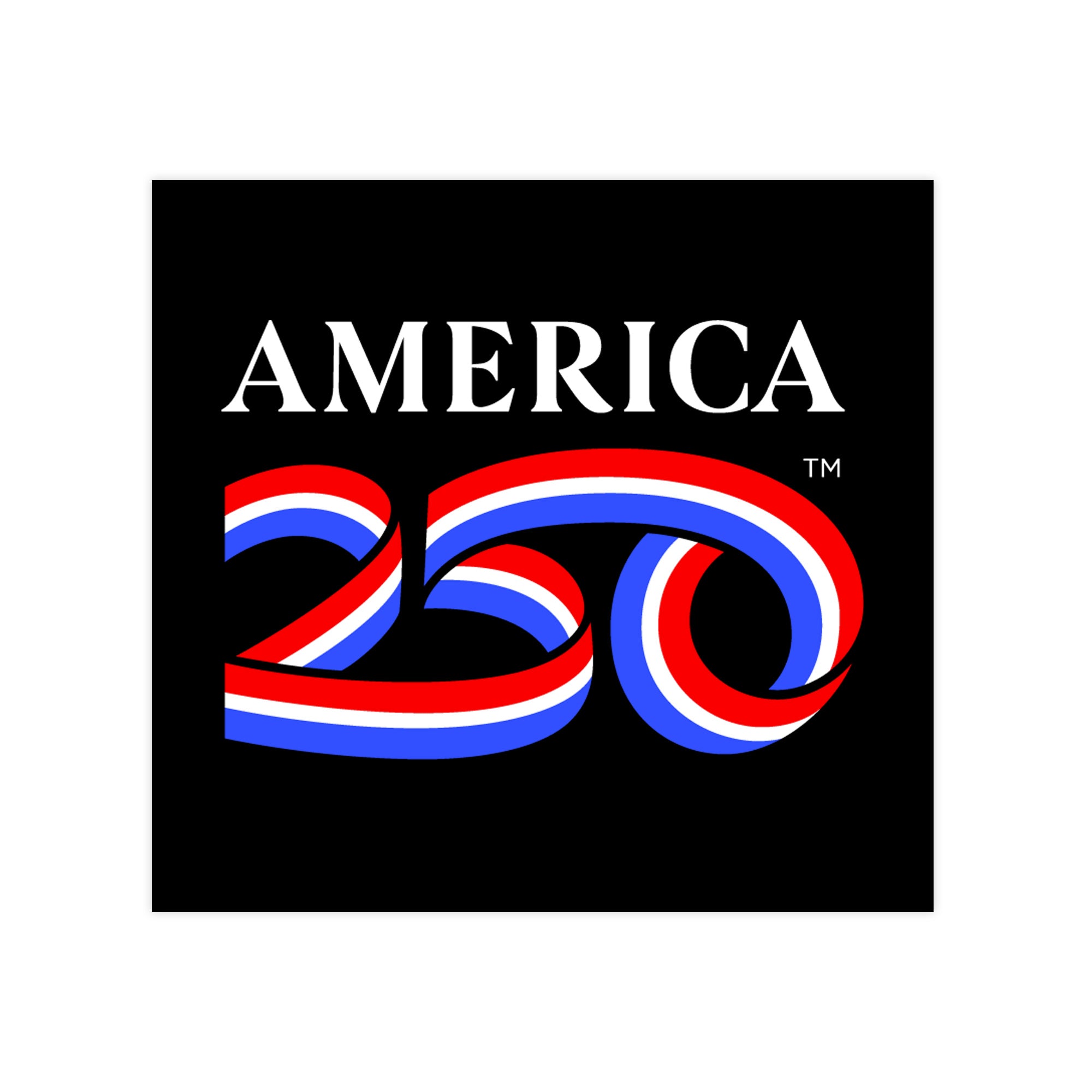 America250 Square Sticker