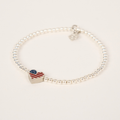 America250 Happy Heart Bracelet