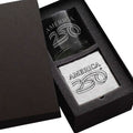 America250 Rocks Glass with Coaster Commemorative Gift Set