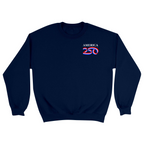 Unisex Small Navy Crewneck Sweatshirt