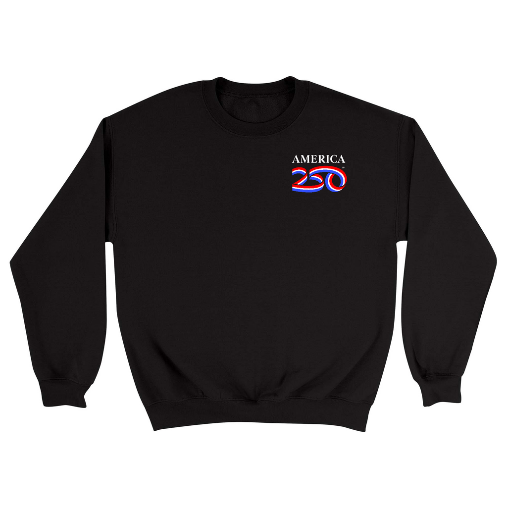 Unisex Small Black Crewneck Sweatshirt