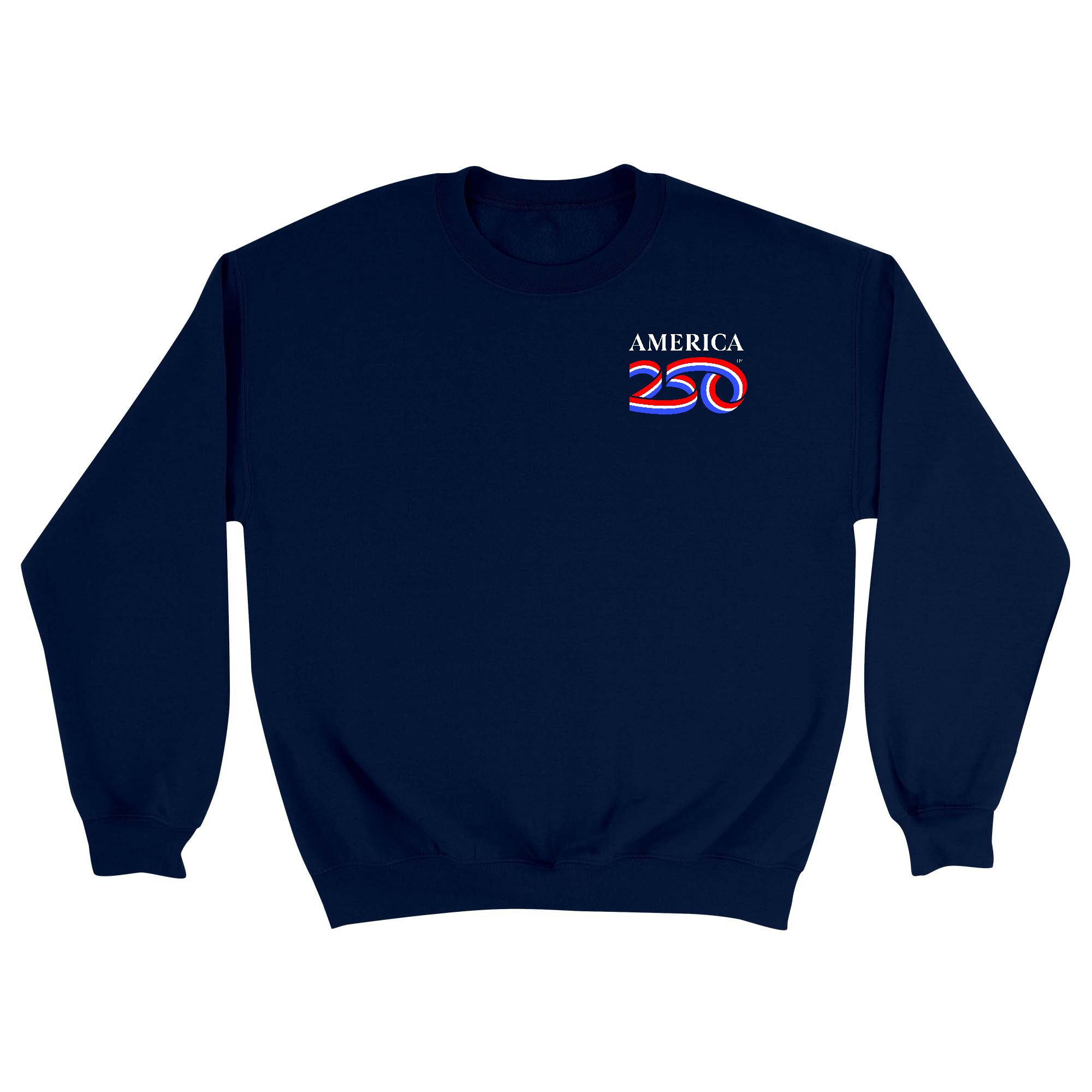 Unisex Small Navy Crewneck Sweatshirt