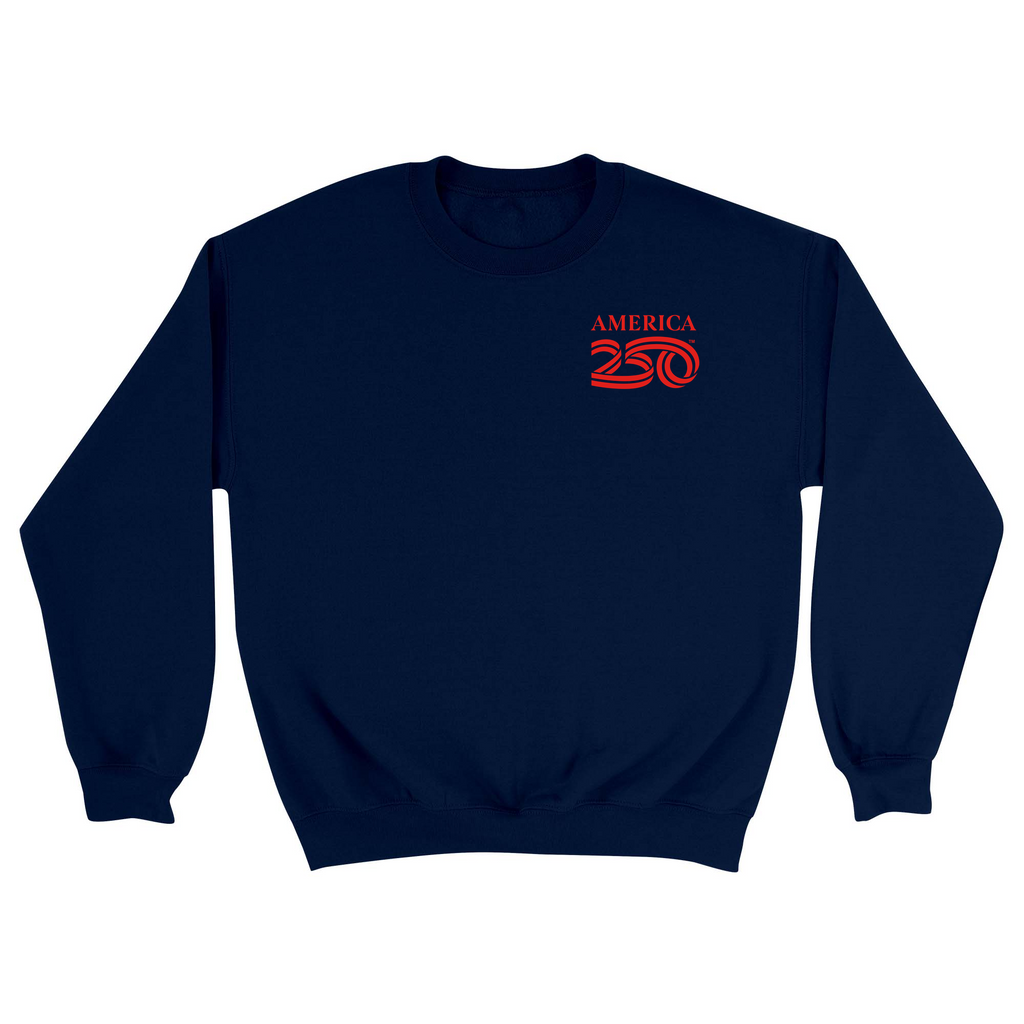 Unisex Small Navy Crewneck Sweatshirt