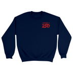 Unisex Small Navy Crewneck Sweatshirt