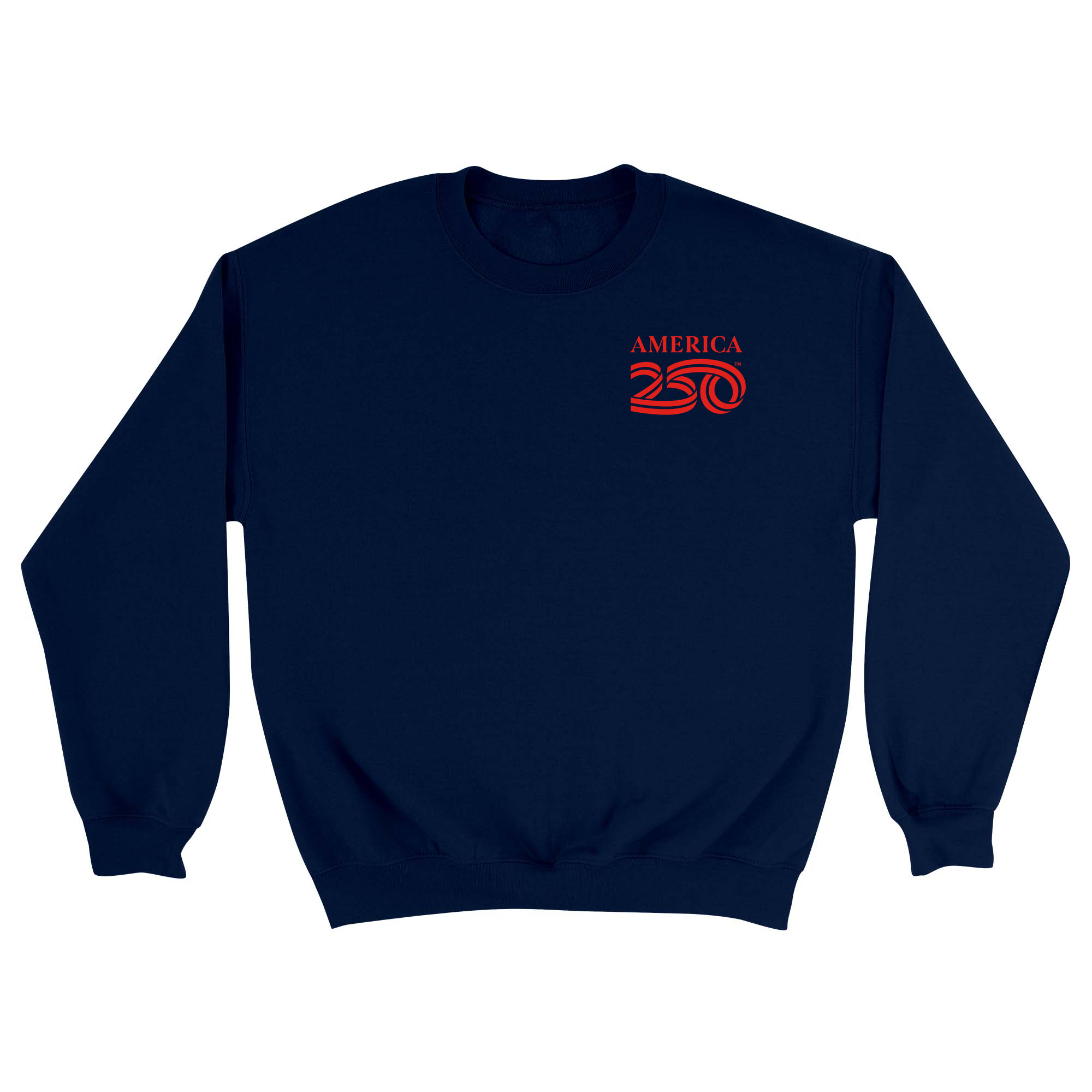 Unisex Small Navy Crewneck Sweatshirt