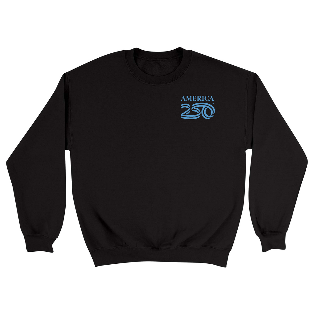 Unisex Small Black Crewneck Sweatshirt