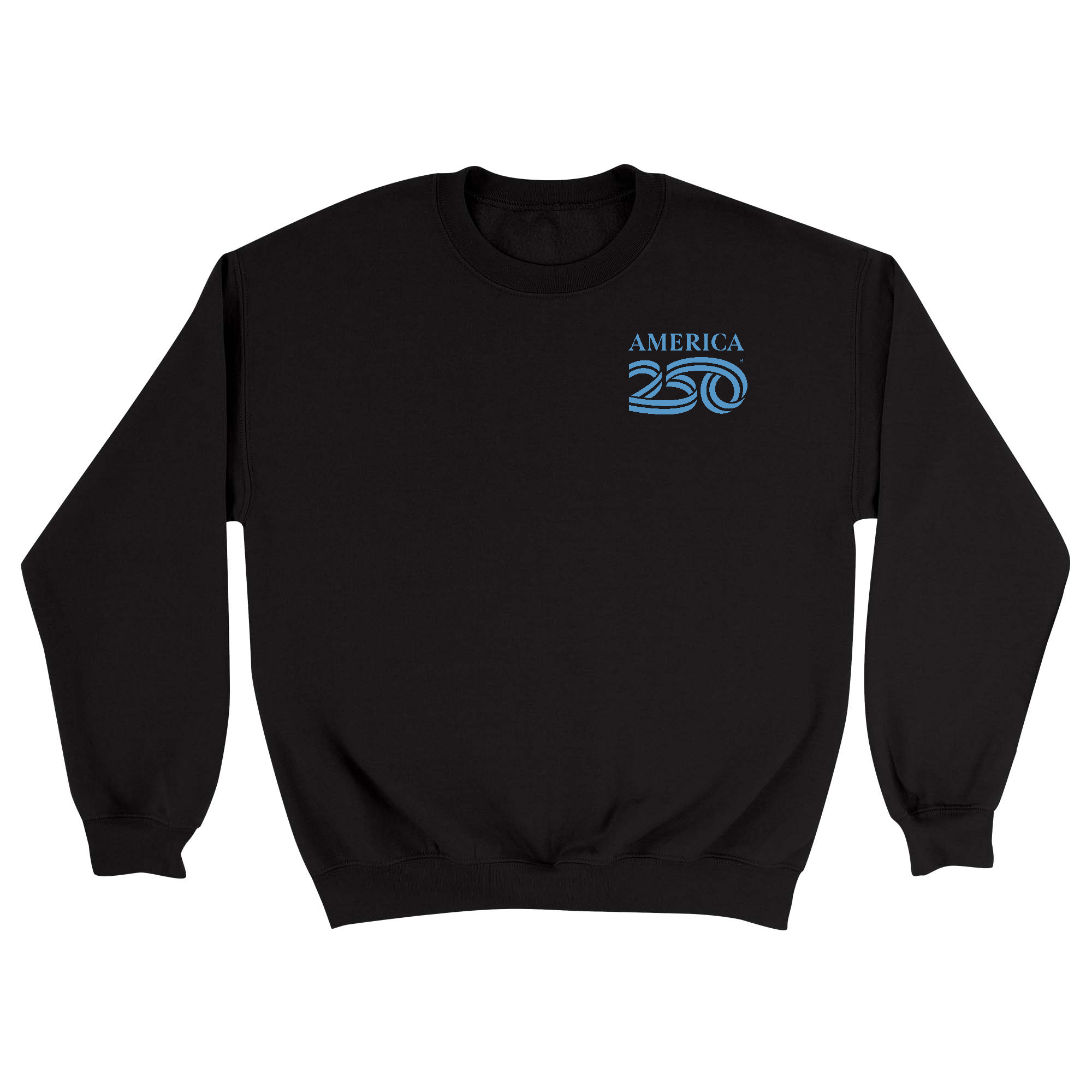 Unisex Small Black Crewneck Sweatshirt