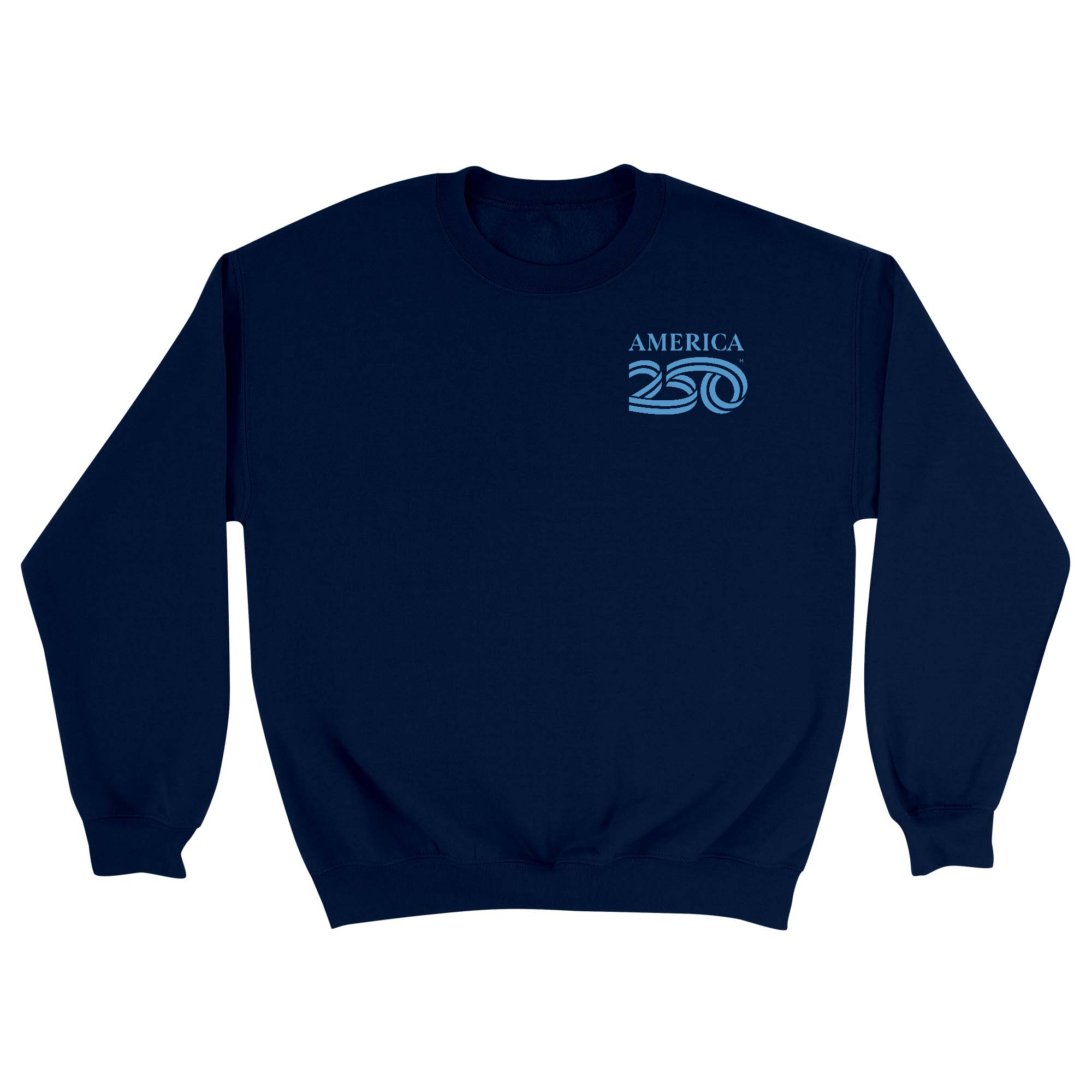 Unisex Small Navy Crewneck Sweatshirt