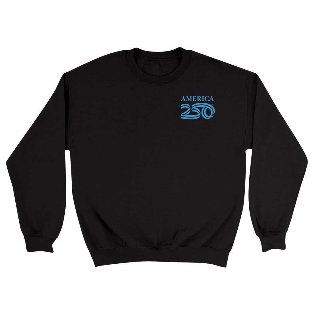 Unisex Small Black Crewneck Sweatshirt