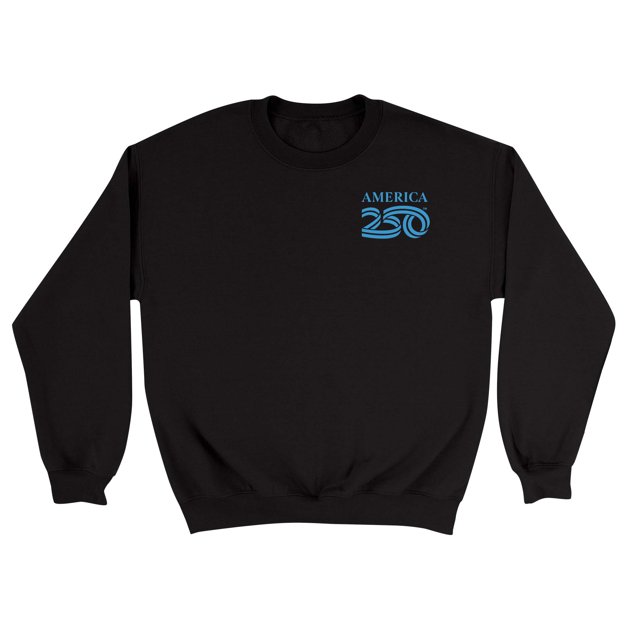 Unisex Small Black Crewneck Sweatshirt