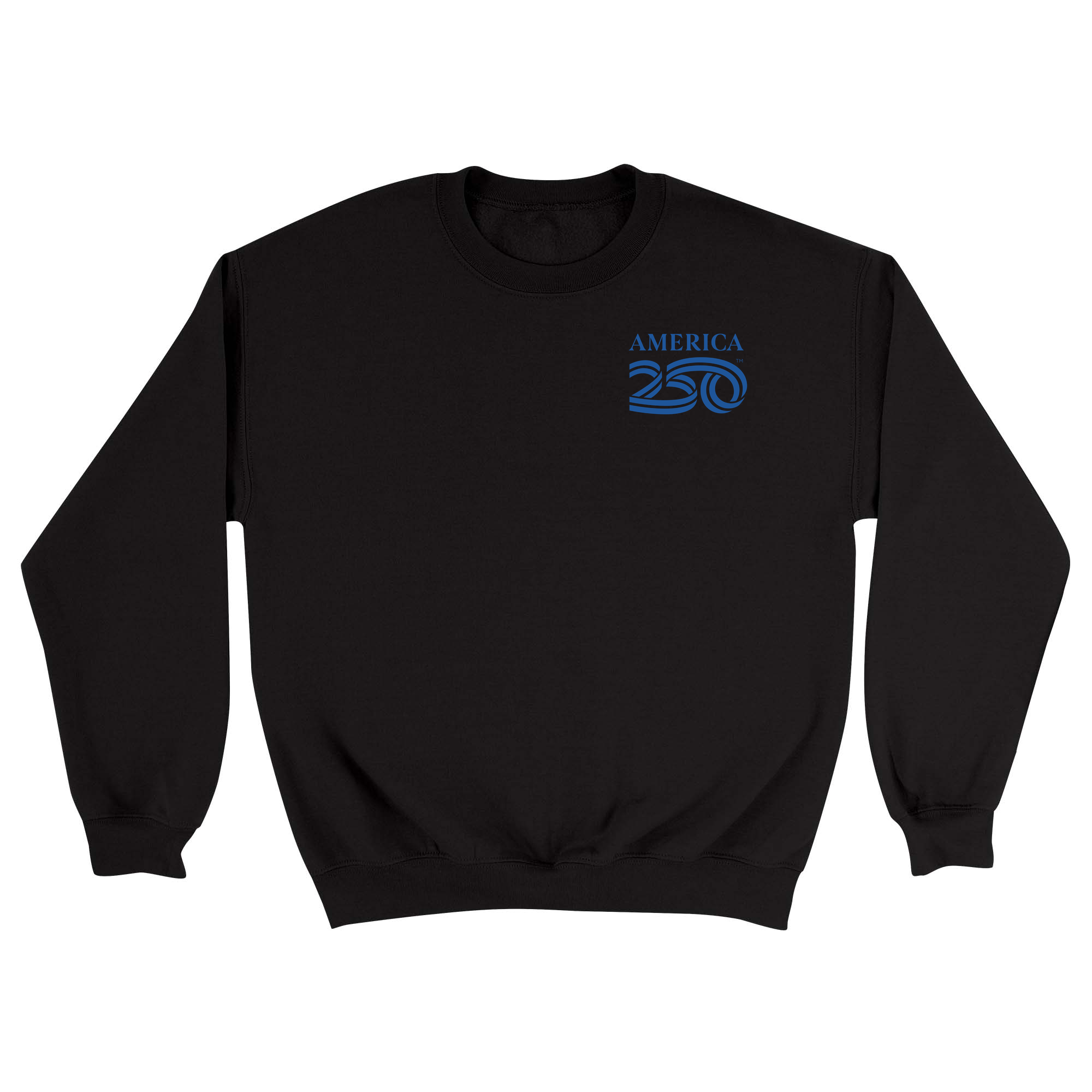 Unisex Small Black Crewneck Sweatshirt