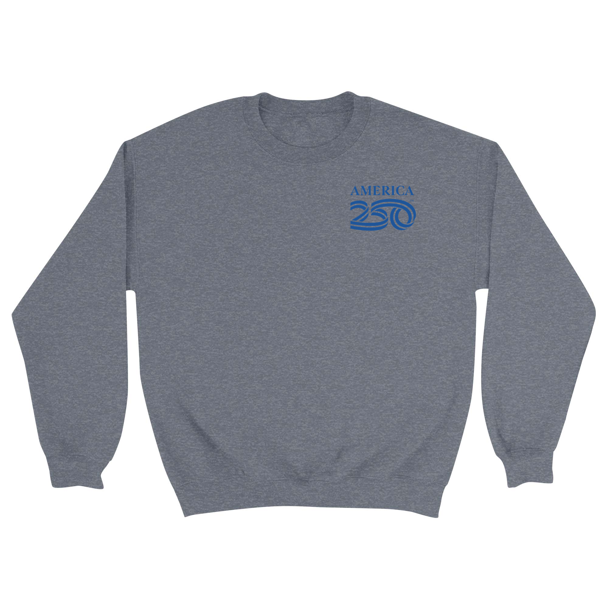 Unisex Small Dark Ash Crewneck Sweatshirt