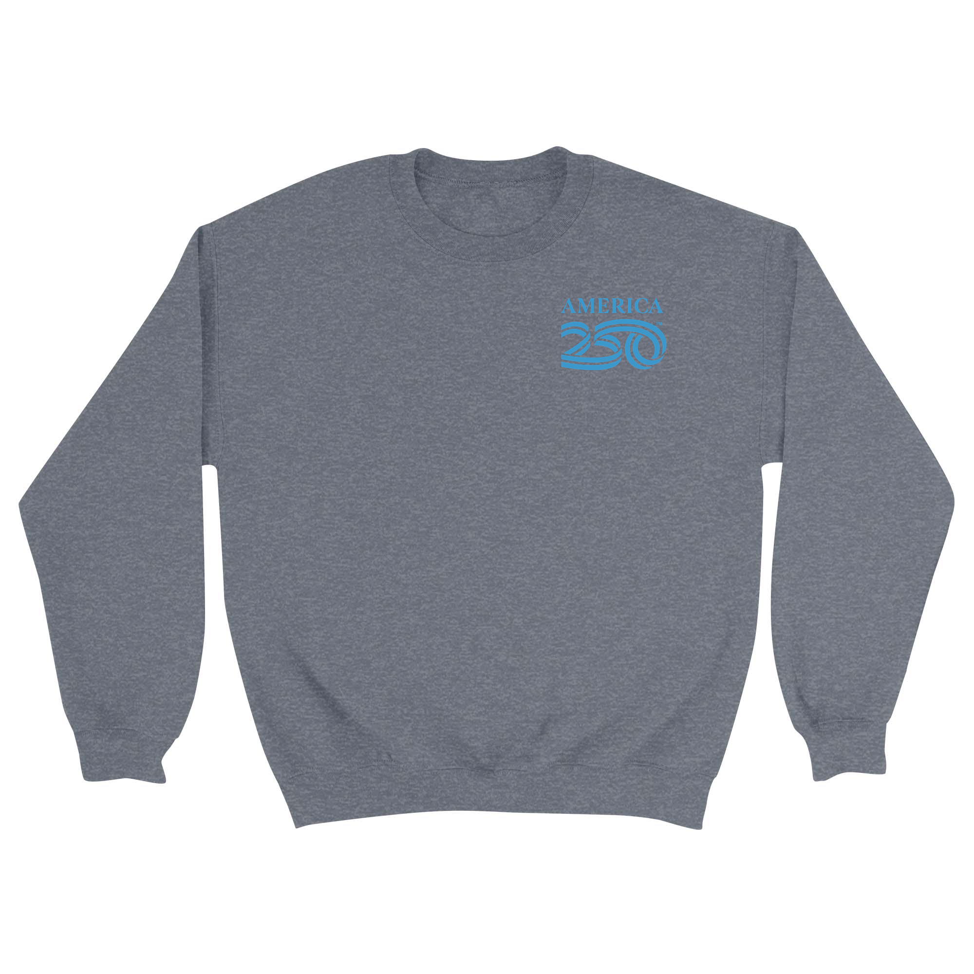 Unisex Small Dark Ash Crewneck Sweatshirt