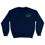Unisex Small Navy Crewneck Sweatshirt