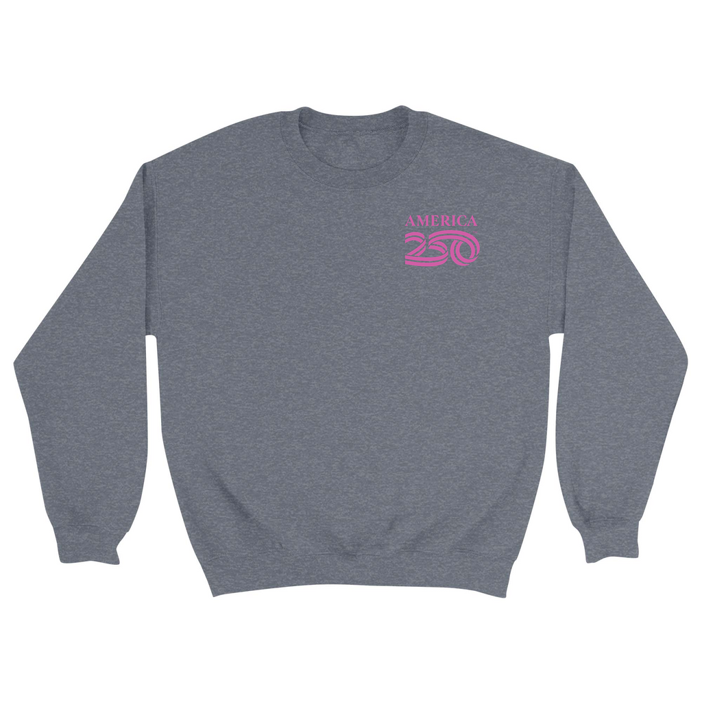 Unisex Small Dark Ash Crewneck Sweatshirt