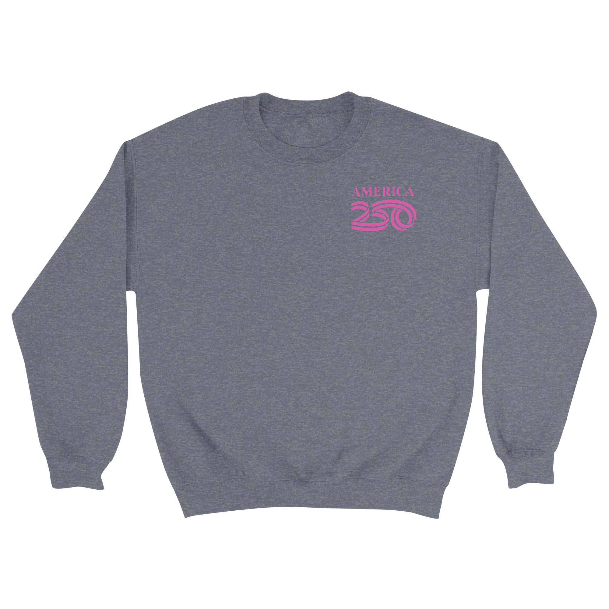 Unisex Small Dark Ash Crewneck Sweatshirt