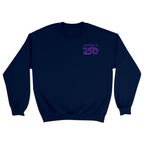 Unisex Small Navy Crewneck Sweatshirt