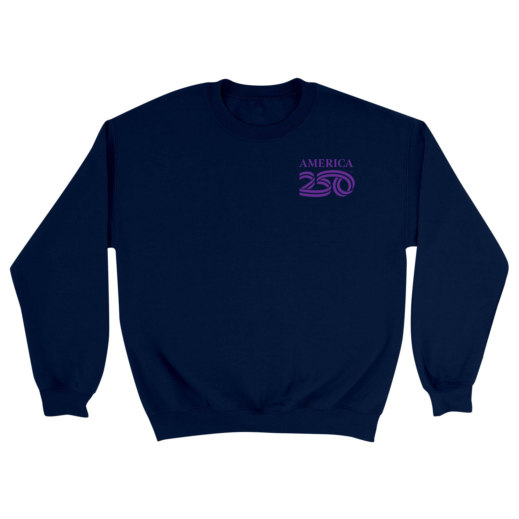 Unisex Small Navy Crewneck Sweatshirt