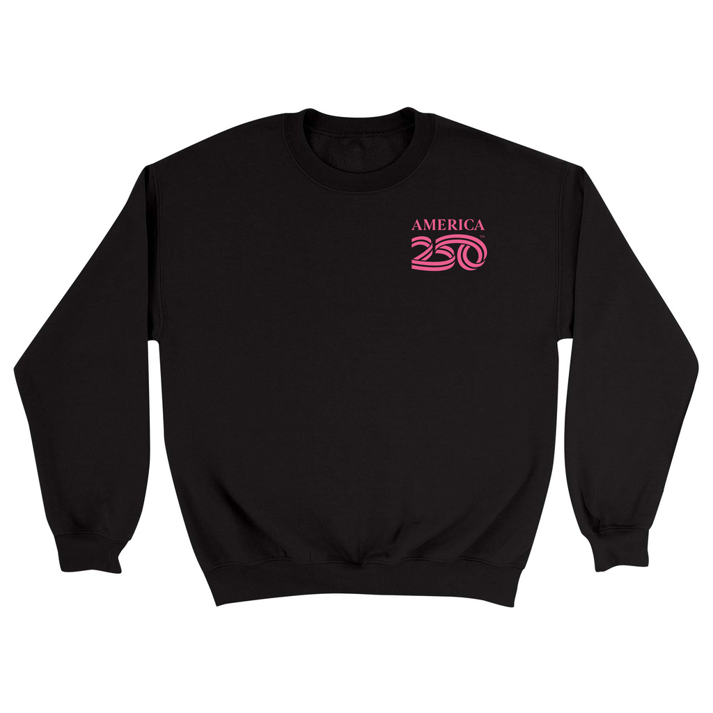 Unisex Small Black Crewneck Sweatshirt