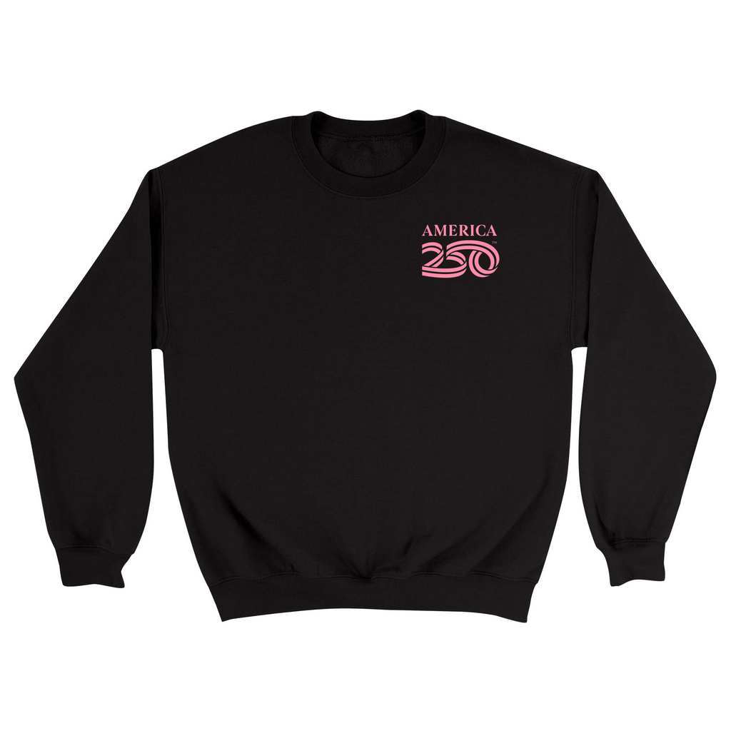 Unisex Small Black Crewneck Sweatshirt