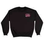 Unisex Small Black Crewneck Sweatshirt