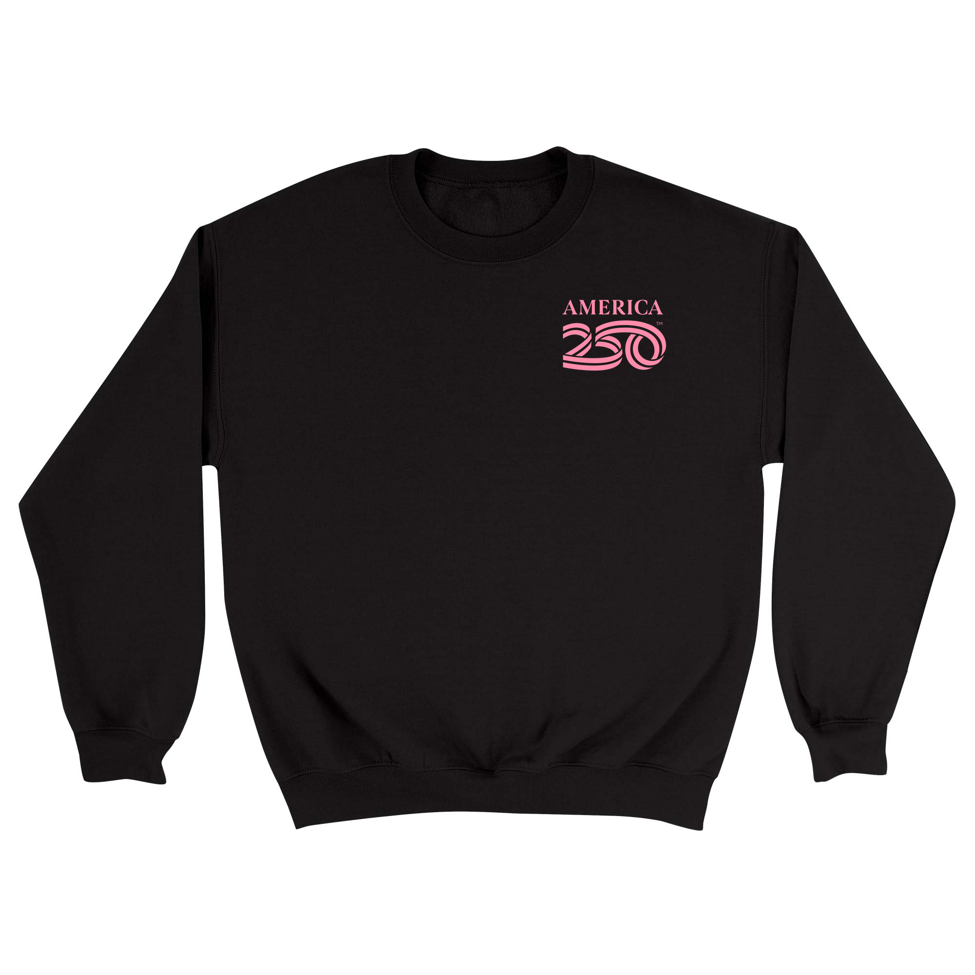 Unisex Small Black Crewneck Sweatshirt
