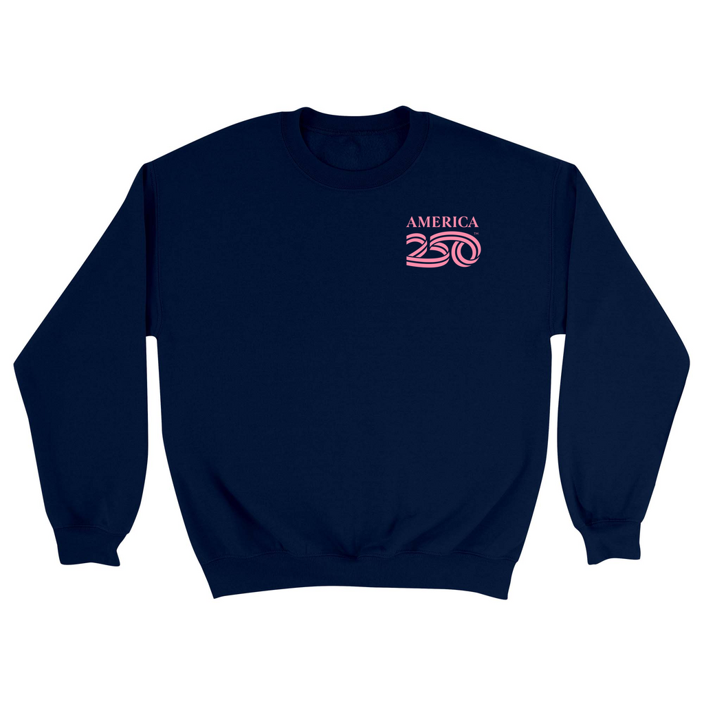 Unisex Small Navy Crewneck Sweatshirt