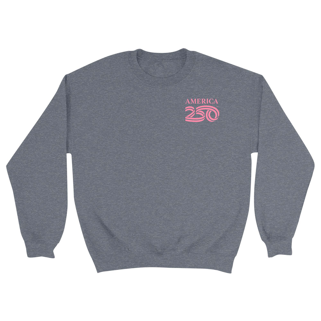 Unisex Small Dark Ash Crewneck Sweatshirt