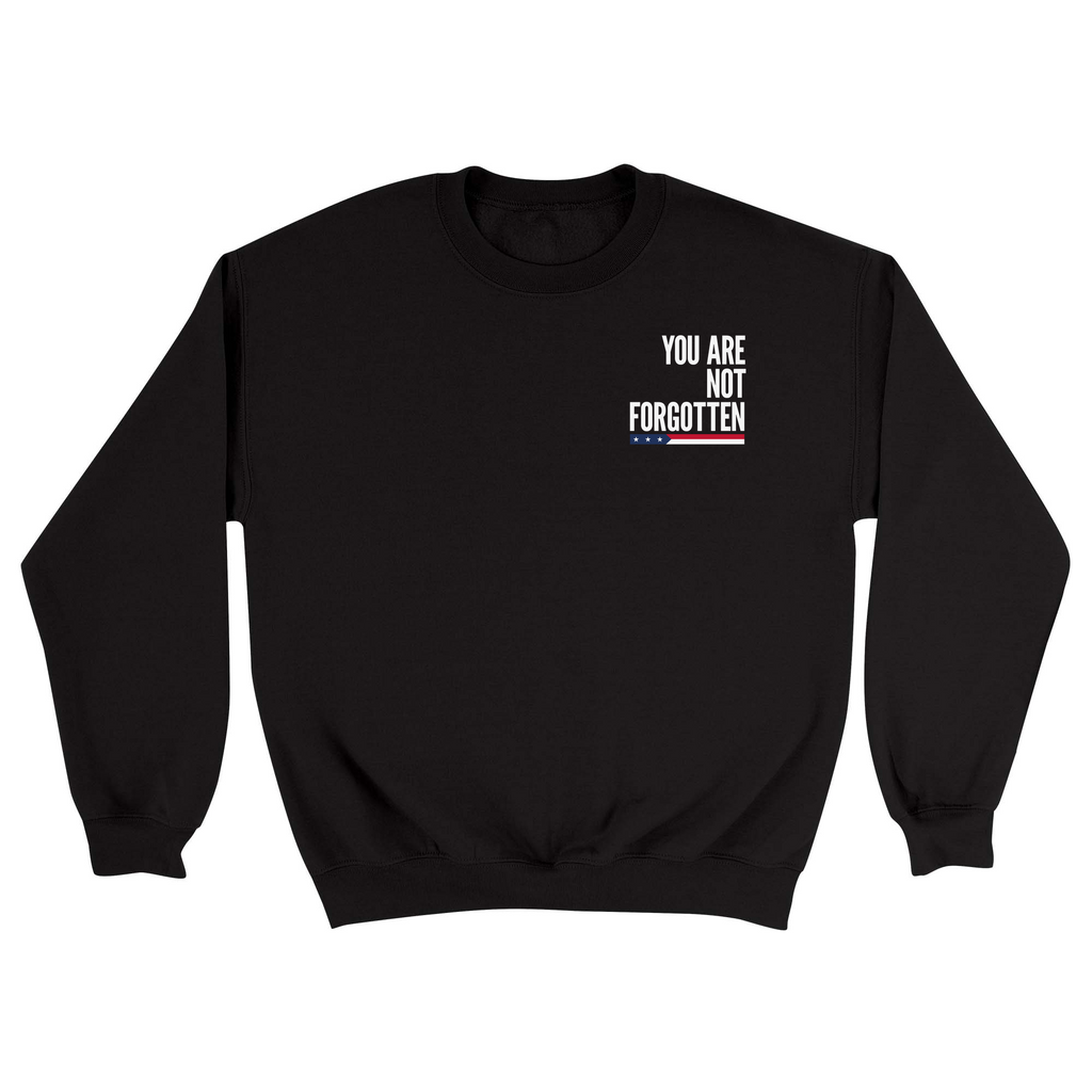 Unisex Small Black Crewneck Sweatshirt
