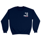 Unisex Small Navy Crewneck Sweatshirt