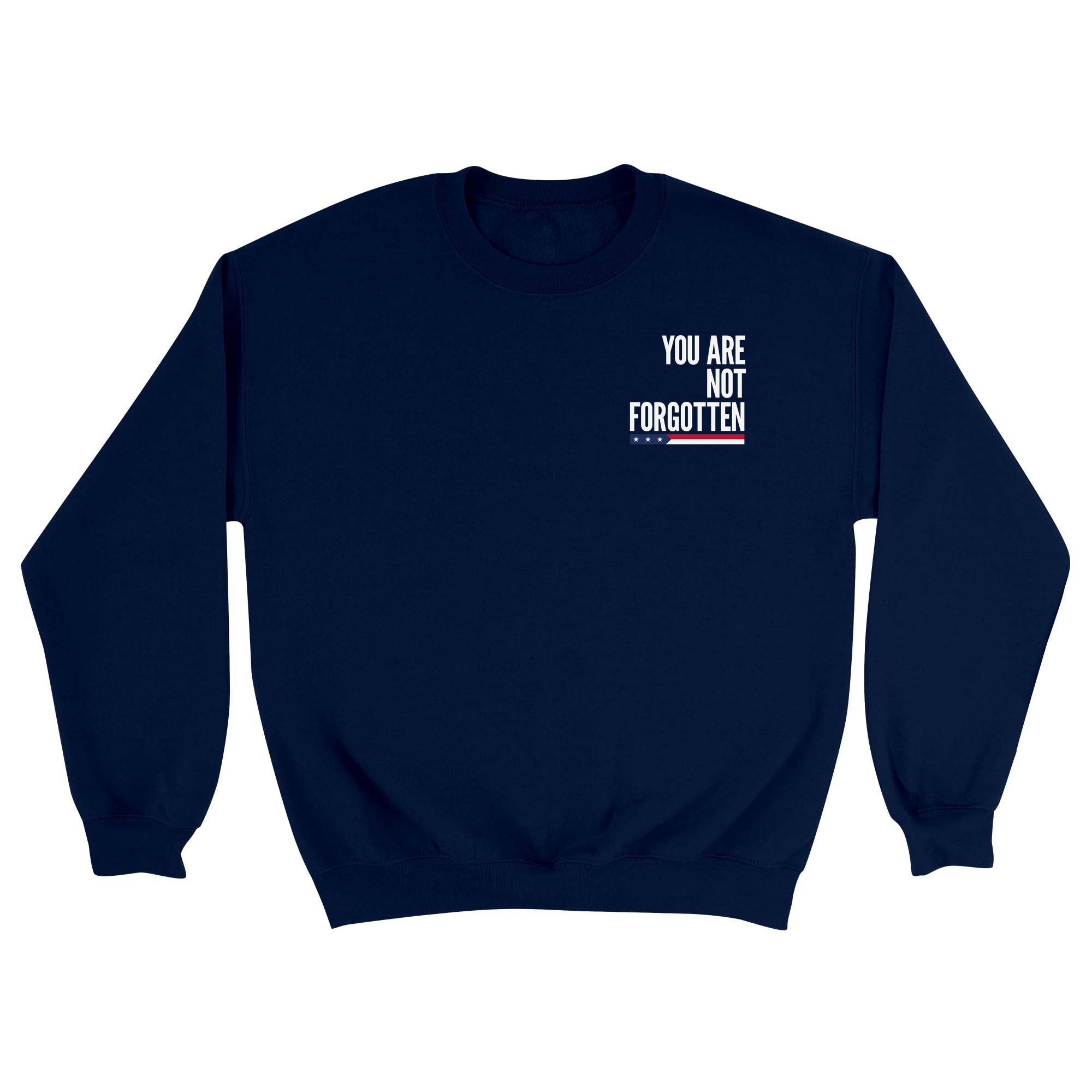 Unisex Small Navy Crewneck Sweatshirt