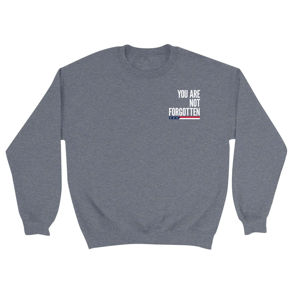Unisex Small Dark Ash Crewneck Sweatshirt