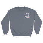 Unisex Small Dark Ash Crewneck Sweatshirt