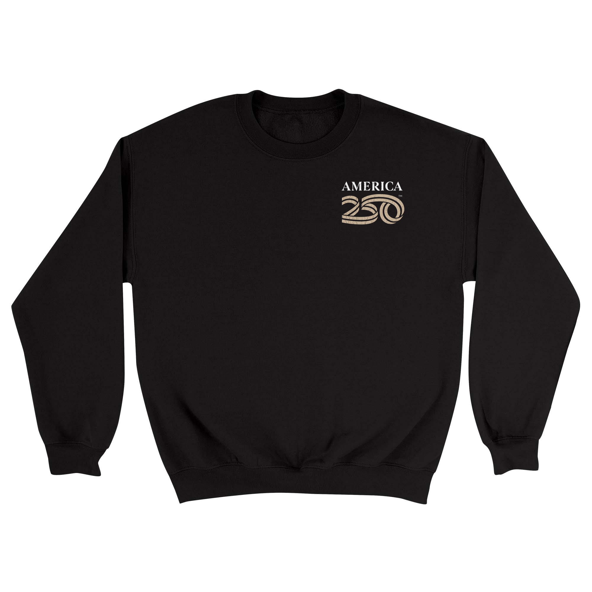 Unisex Small Black Crewneck Sweatshirt