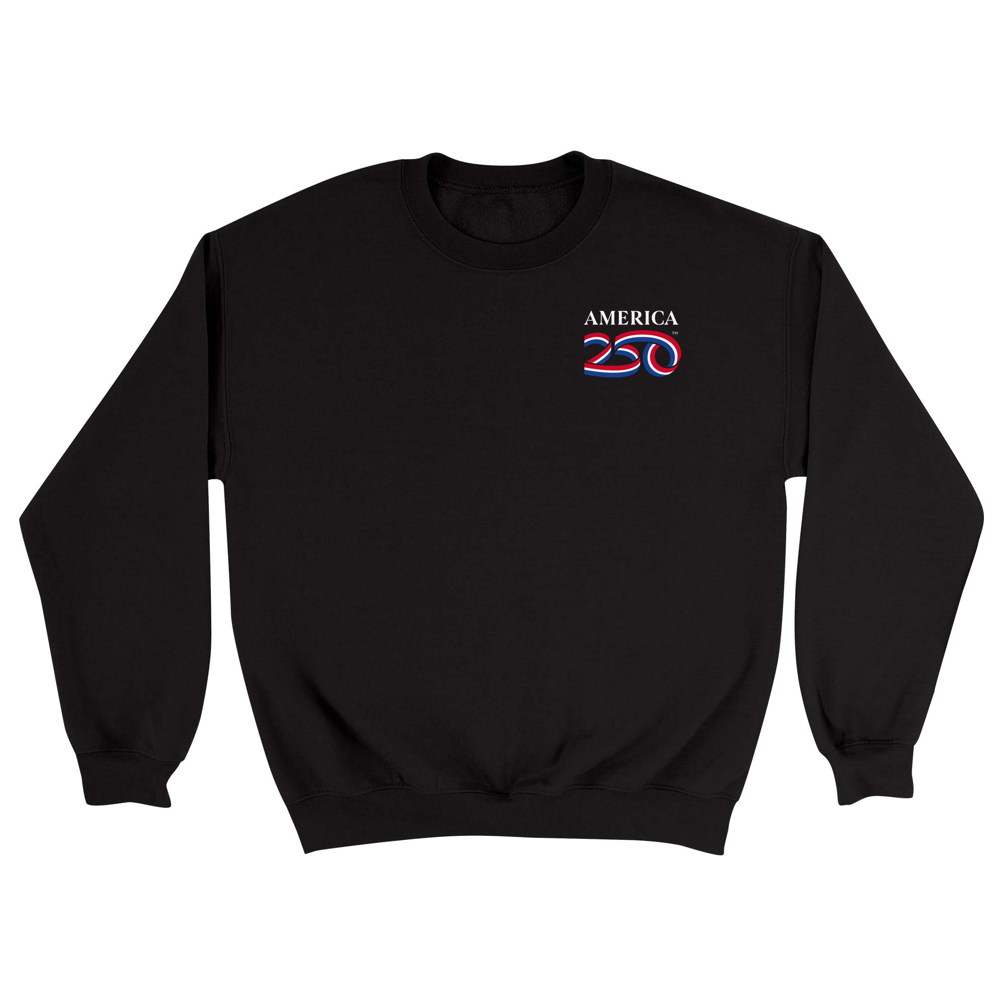Unisex Small Black Crewneck Sweatshirt
