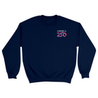 Unisex Small Navy Crewneck Sweatshirt