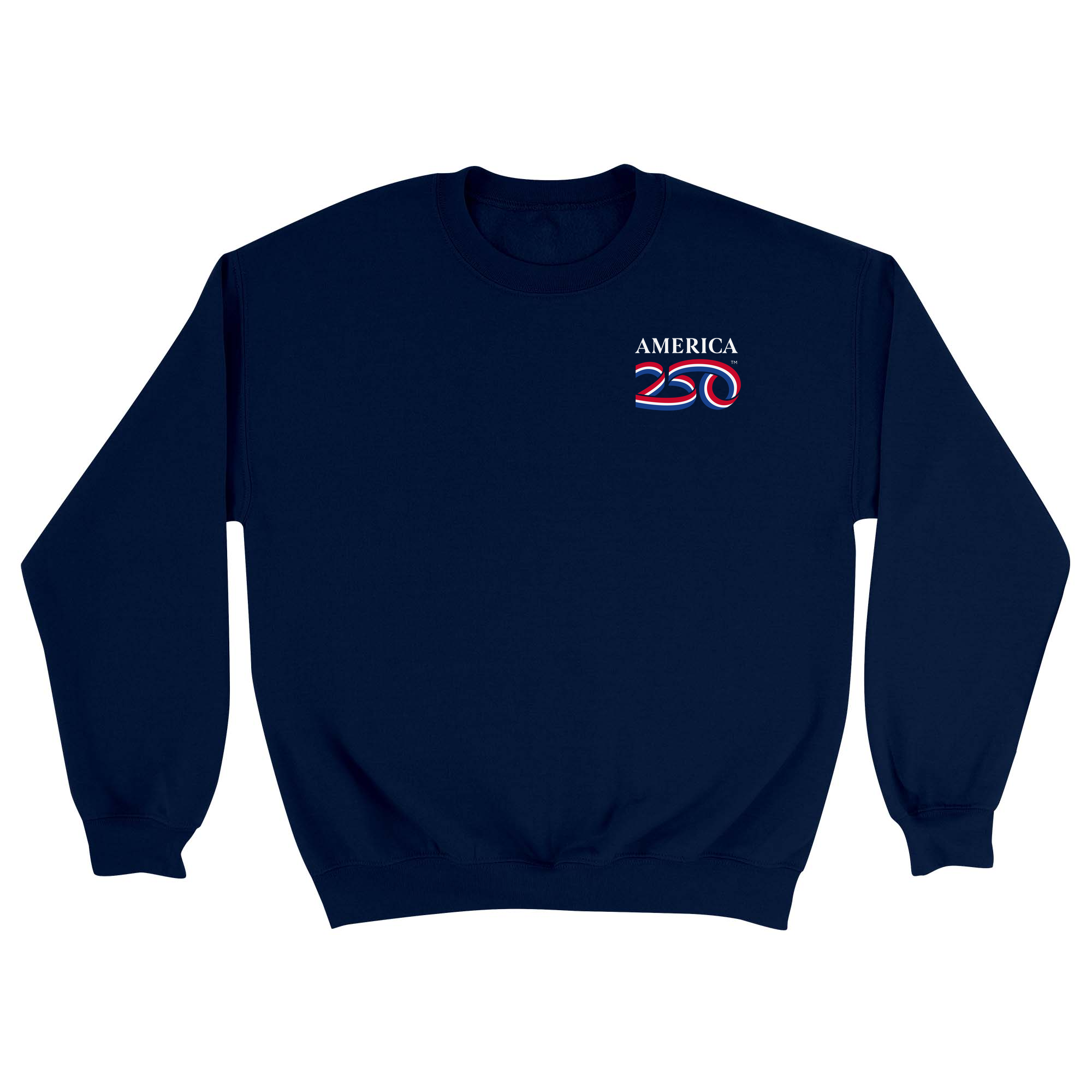 Unisex Small Navy Crewneck Sweatshirt